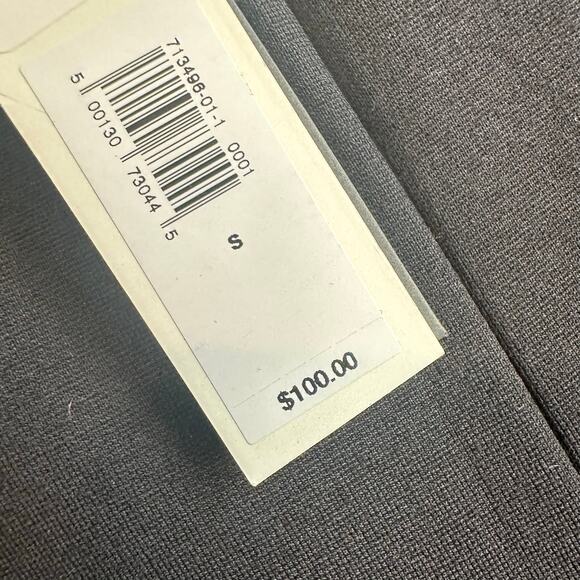 Banana Republic High Rise Wide Leg Cropped Everywhere Ponte Pant Black 713496 S - Picture 6 of 12